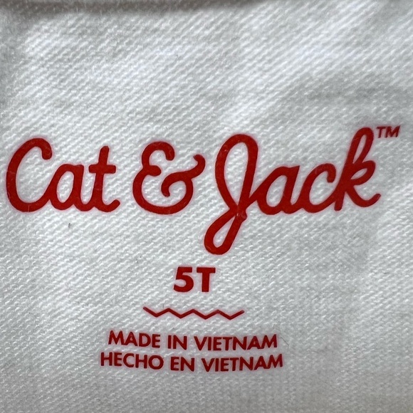 Christmas Cat&Jack Girl’s Dress Size 5T - Picture 2 of 4